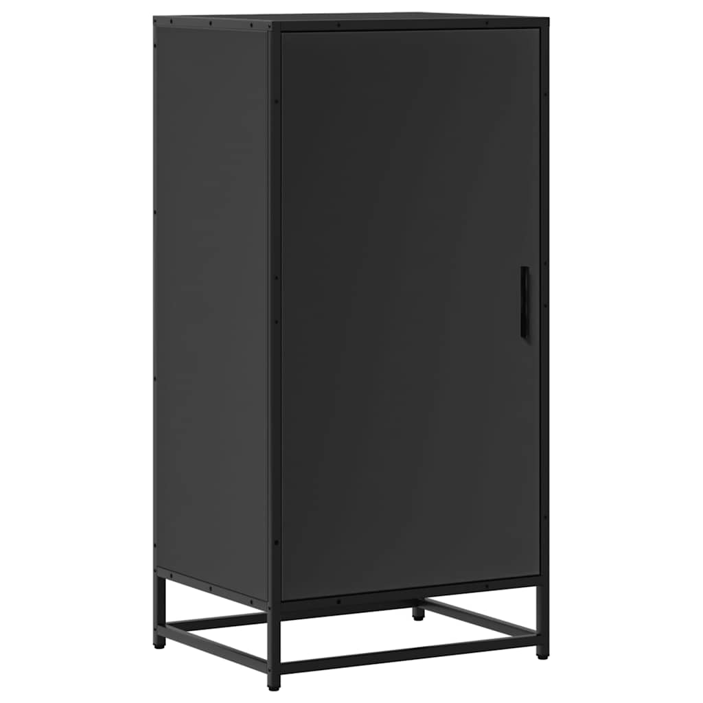 vidaXL Παπουτσοθήκη Μαύρο 48x38x97,5 εκ. από Επεξεργασμένο Ξύλο