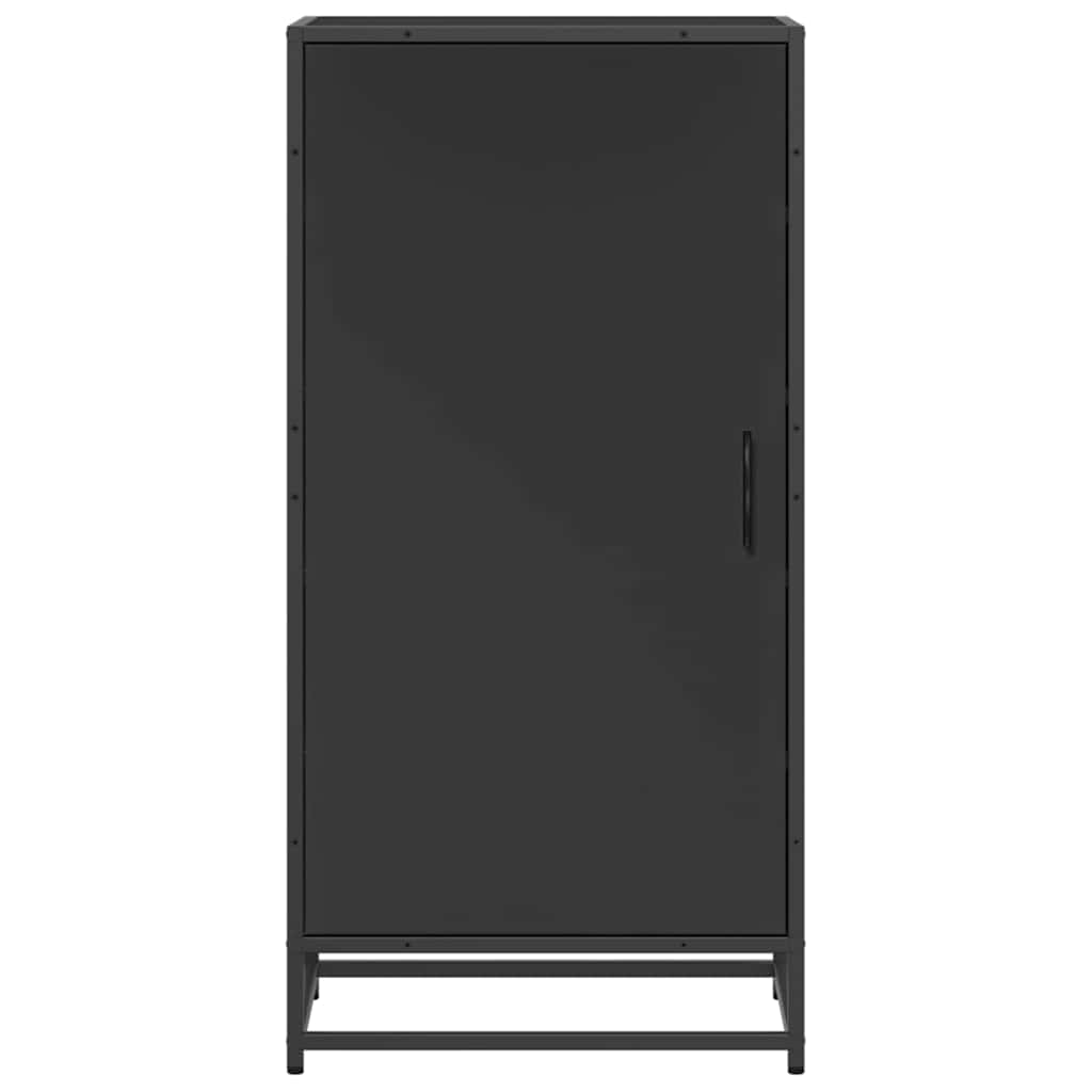 vidaXL Παπουτσοθήκη Μαύρο 48x38x97,5 εκ. από Επεξεργασμένο Ξύλο