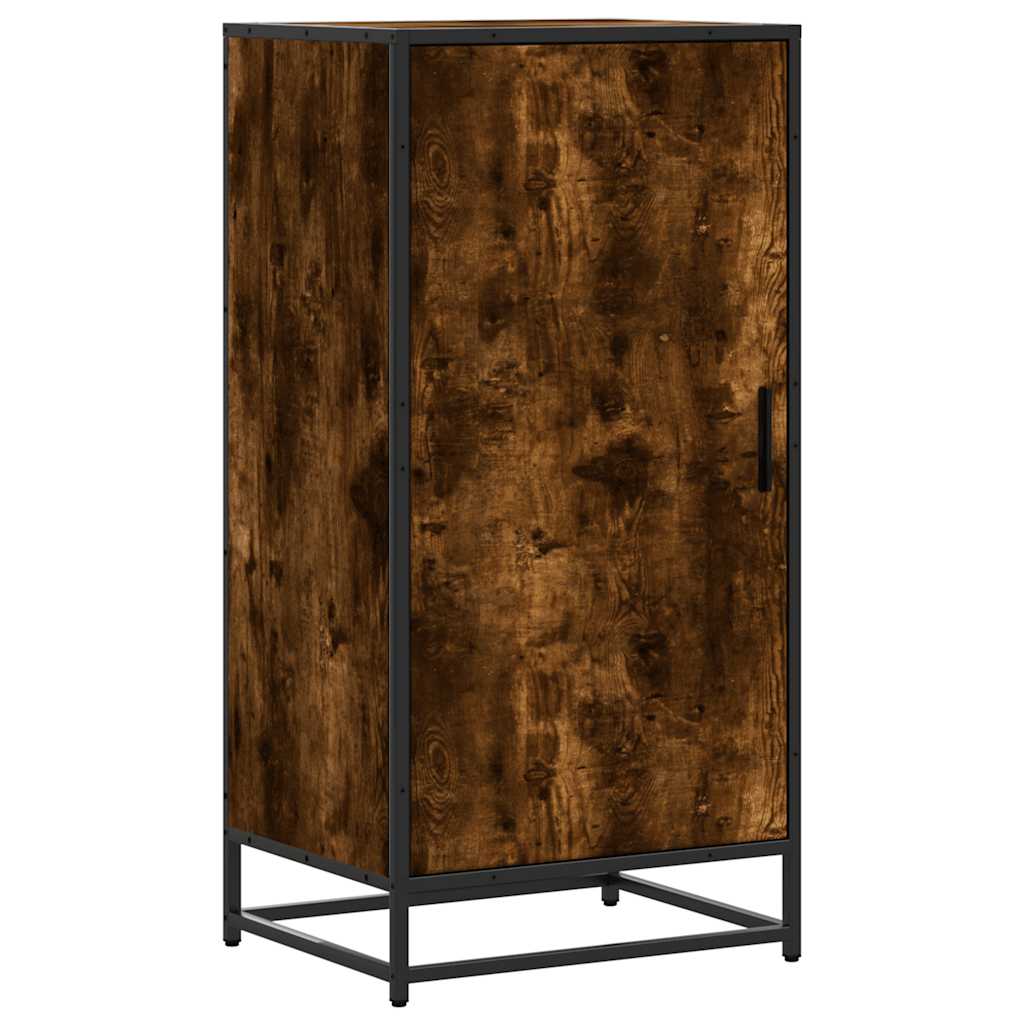 vidaXL Παπουτσοθήκη Καπνιστή Δρυς 48x38x97,5 εκ. Επεξεργασμένο Ξύλο