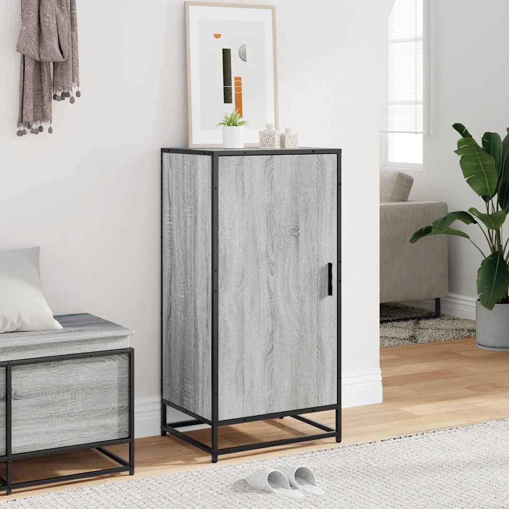 Ράφι παπουτσιών vidaXL Γκρι Sonoma 48x38x97,5 cm Κατασκευασμένο ξύλο