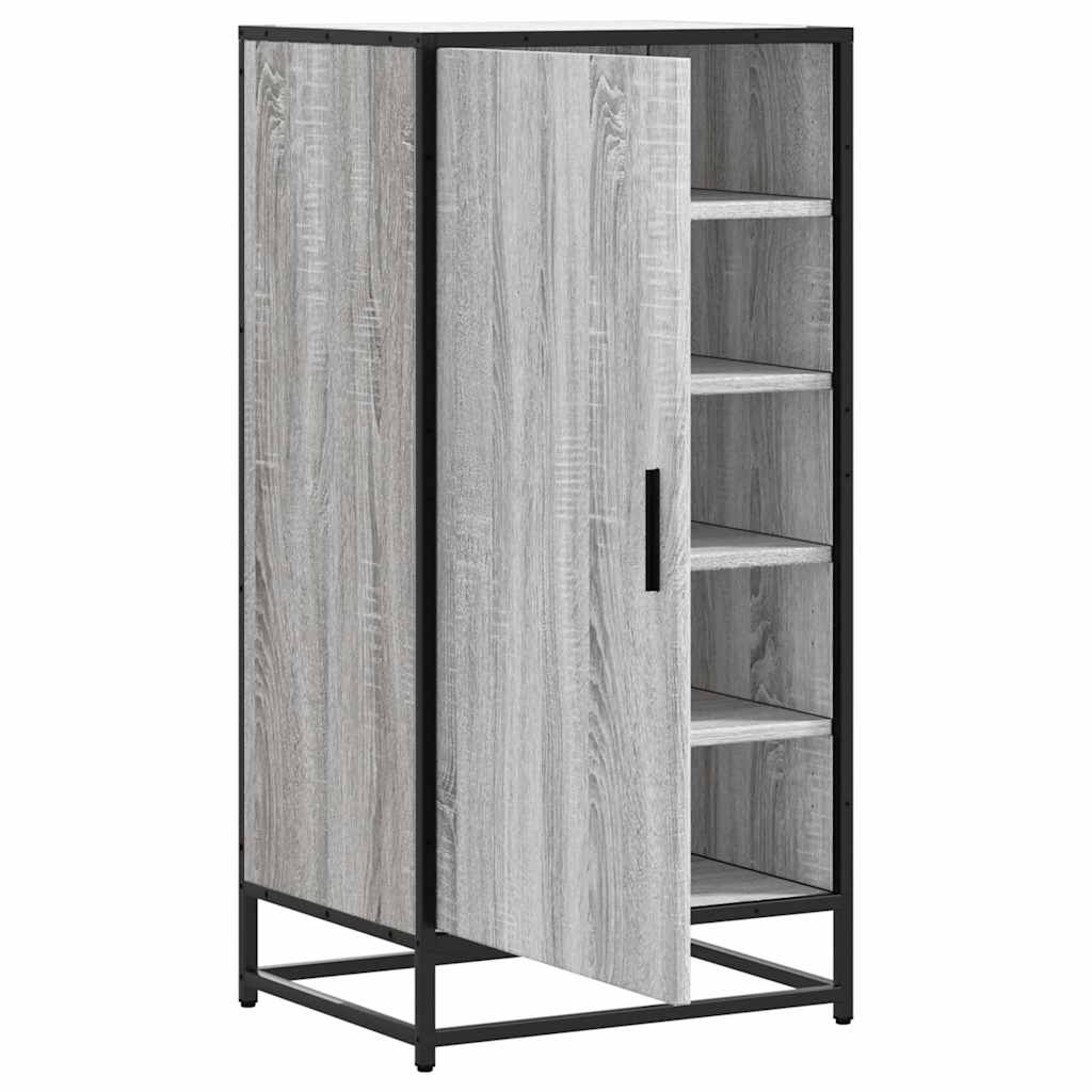 Ράφι παπουτσιών vidaXL Γκρι Sonoma 48x38x97,5 cm Κατασκευασμένο ξύλο