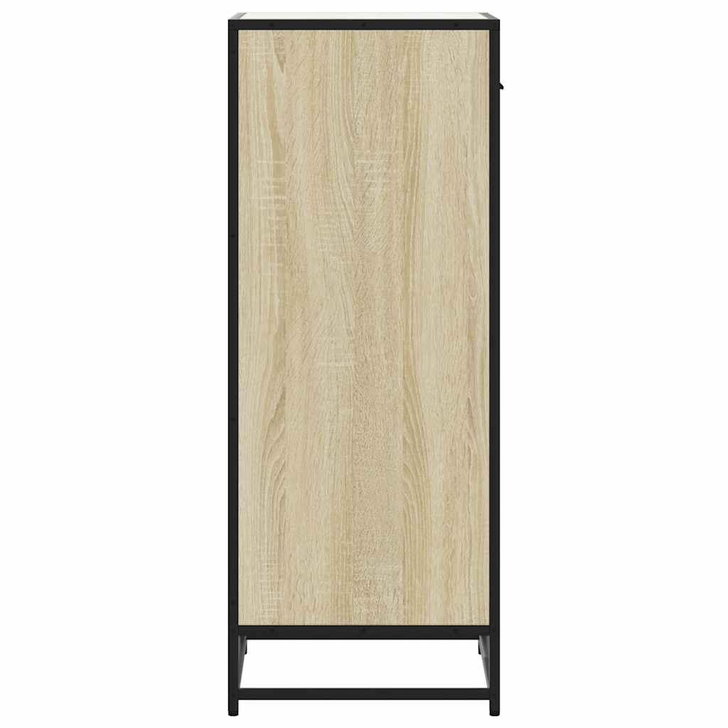 vidaXL Παπουτσοθήκη Sonoma Δρυς 48x38x97,5 εκ. Επεξεργασμένο Ξύλο
