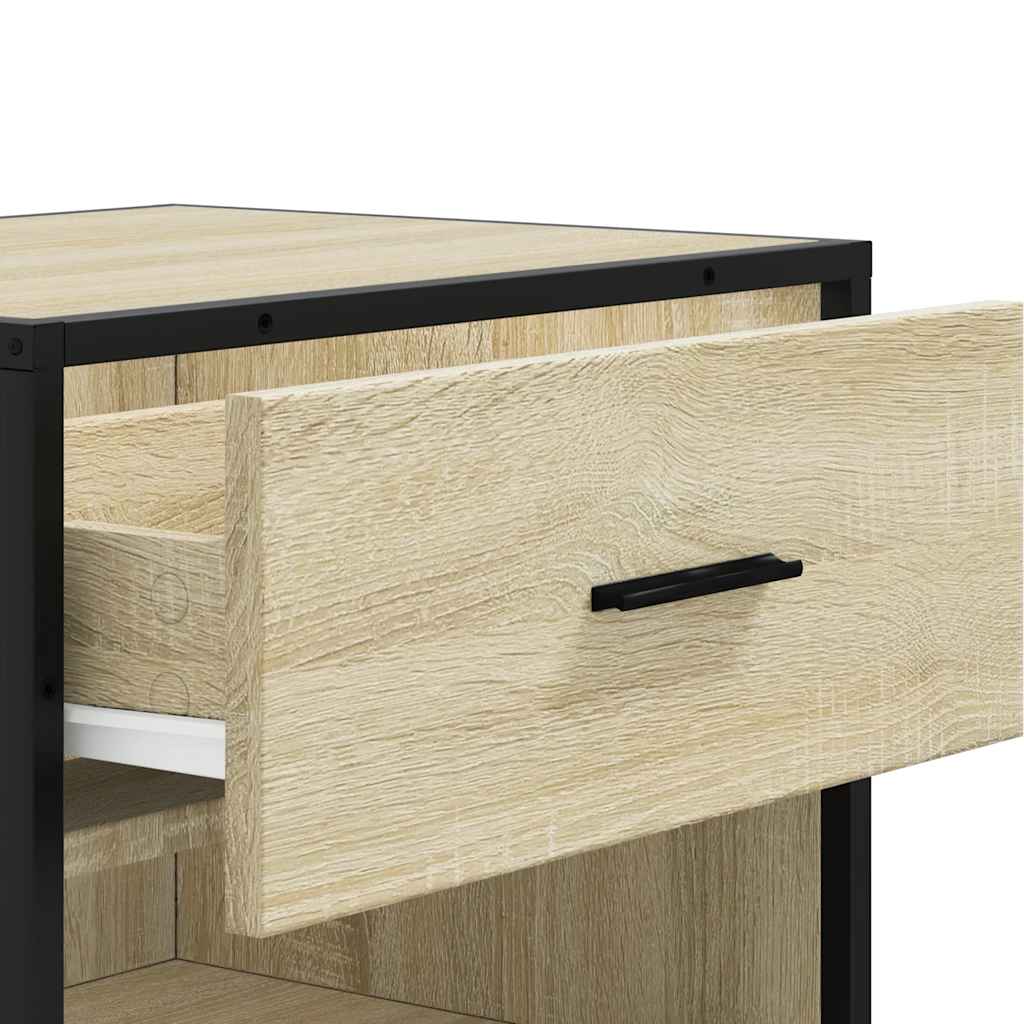 vidaXL Παπουτσοθήκη Sonoma Δρυς 48x38x97,5 εκ. Επεξεργασμένο Ξύλο