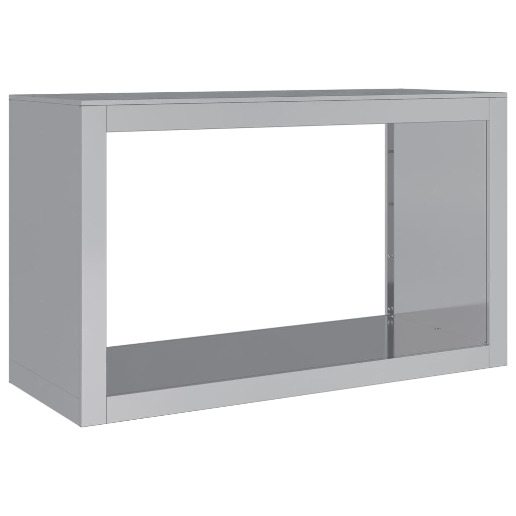 vidaXL Ράφι Καυσόξυλων 100x40x60 εκ. Γαλβανιζέ Ατσάλι