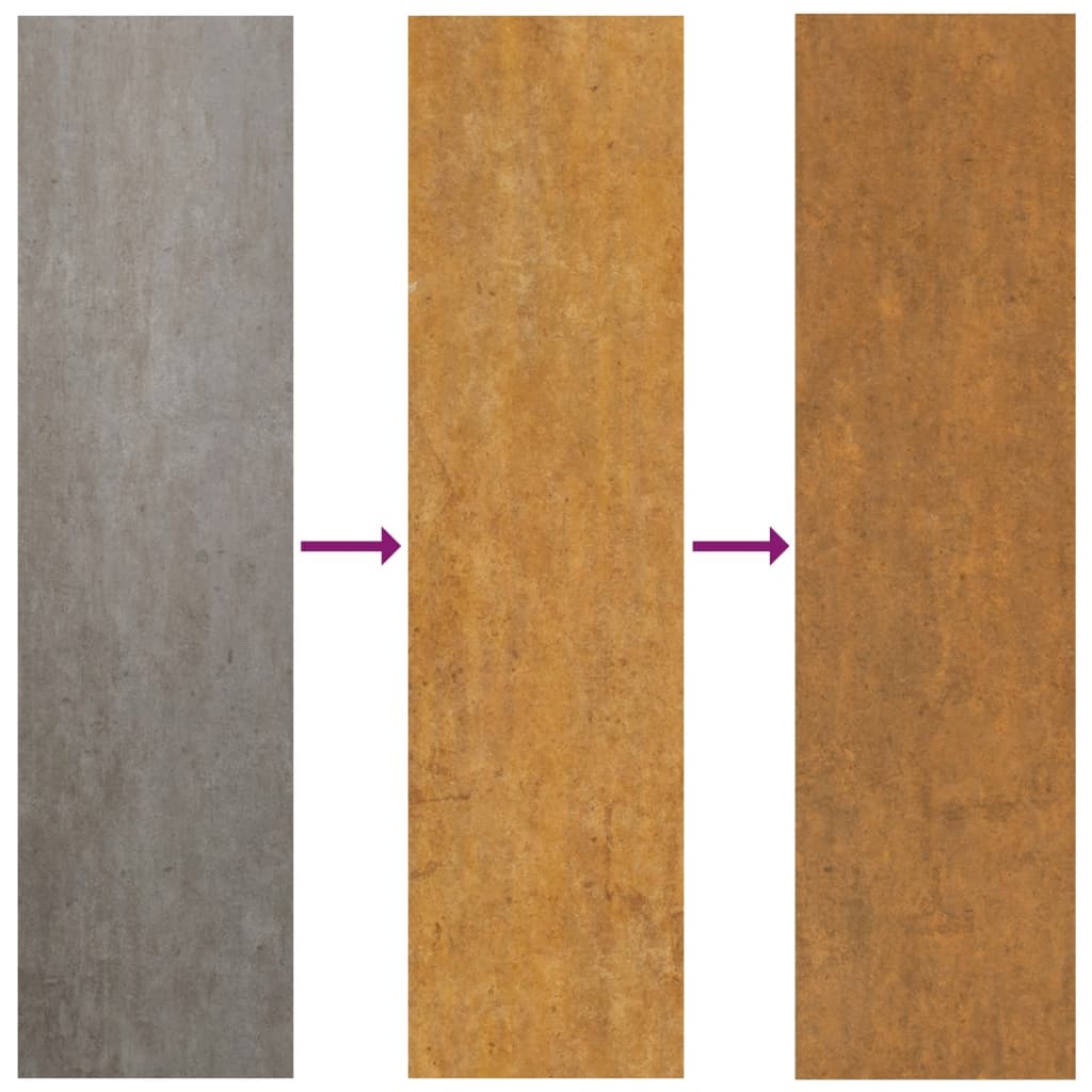 Ράφι για καυσόξυλα vidaXL 100x40x60 cm Ατσάλι σκληρυθέν στον αέρα