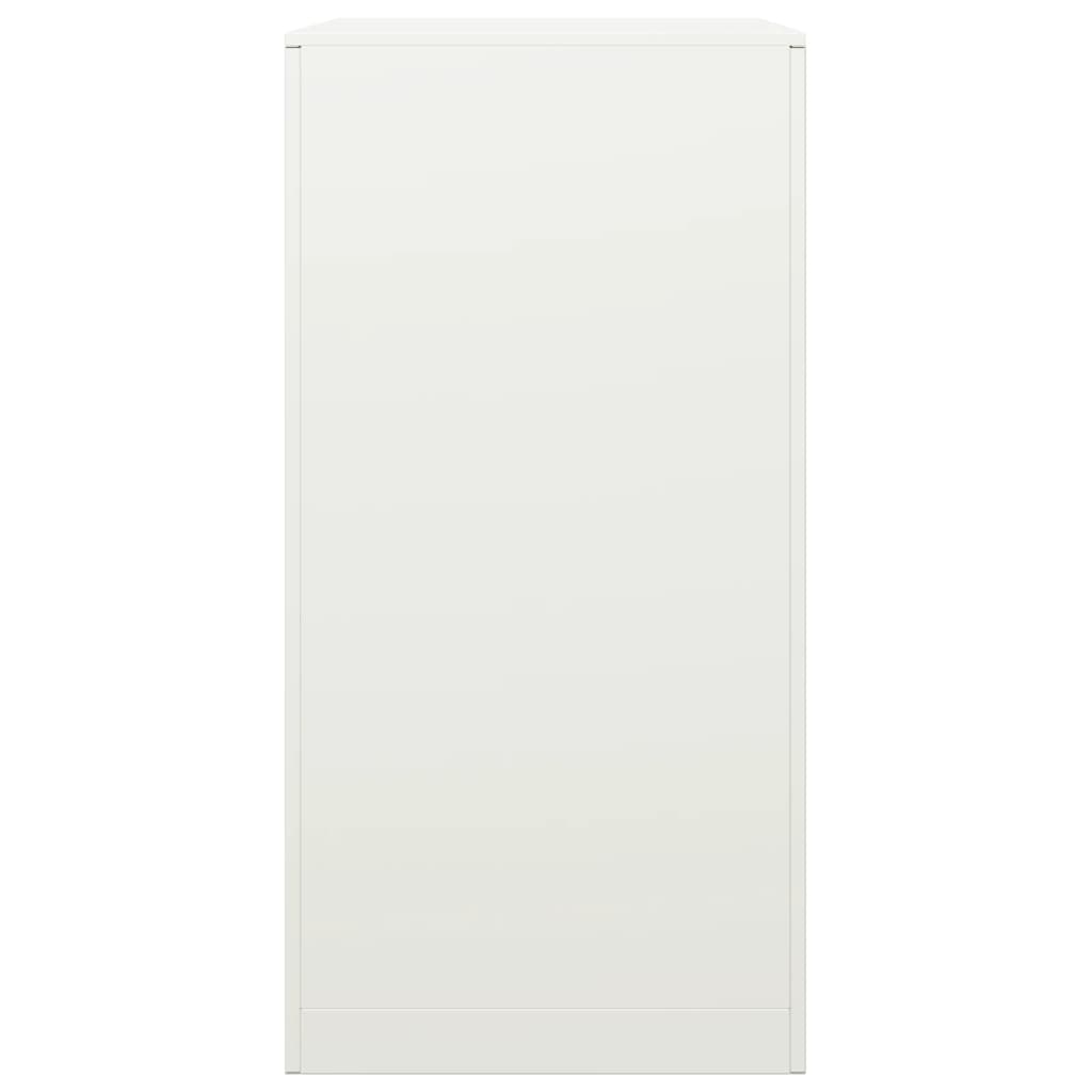 vidaXL Ράφι Καυσόξυλων Λευκό 60x40x80 εκ. Ατσάλινο