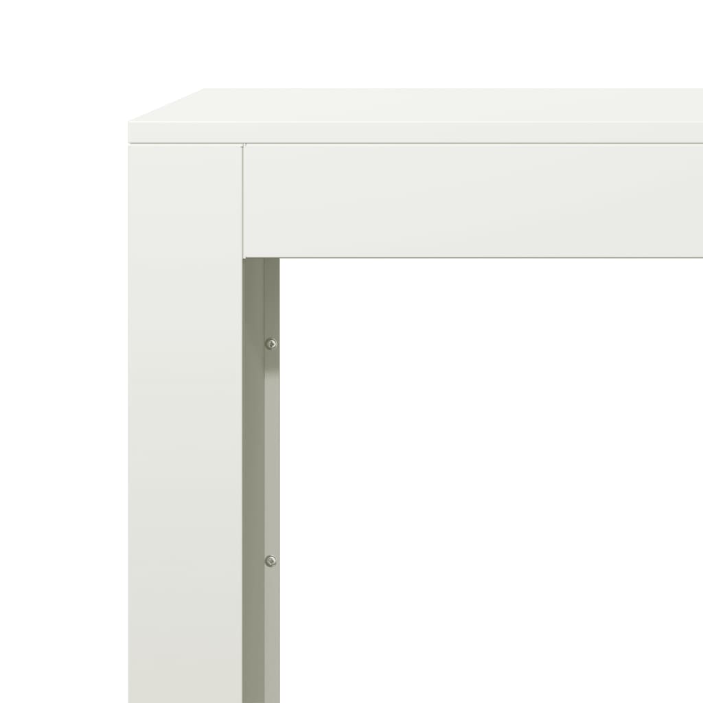 vidaXL Ράφι Καυσόξυλων Λευκό 60x40x80 εκ. Ατσάλινο