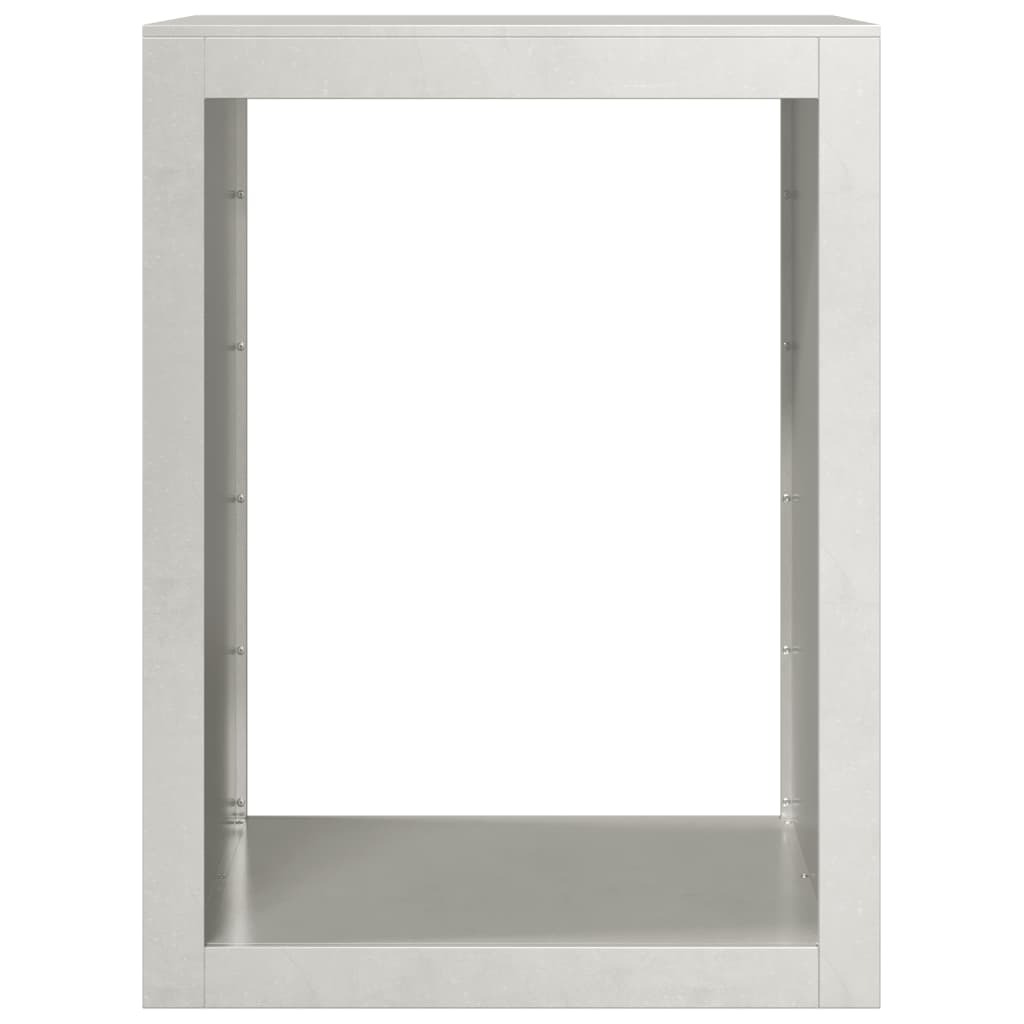 vidaXL Ραφιέρα Καυσόξυλων 60x40x80 εκ. από Ανοξείδωτο ατσάλι