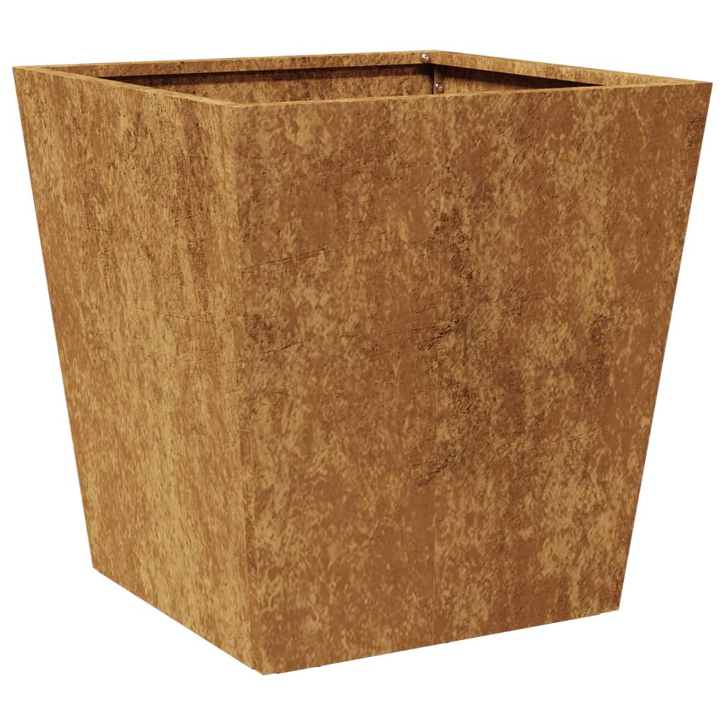 vidaXL Ζαρντινιέρα Κήπου 40x40x40 cm Ατσάλι σκληρυθέν στον αέρα