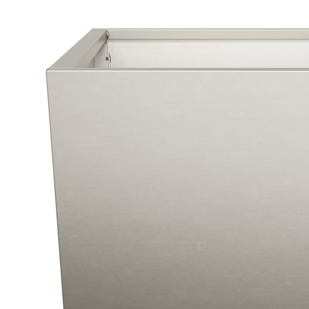 vidaXL Ζαρντινιέρα Κήπου 45x45x75 εκ Ατσάλι Σκληρυθέν στον Αέρα