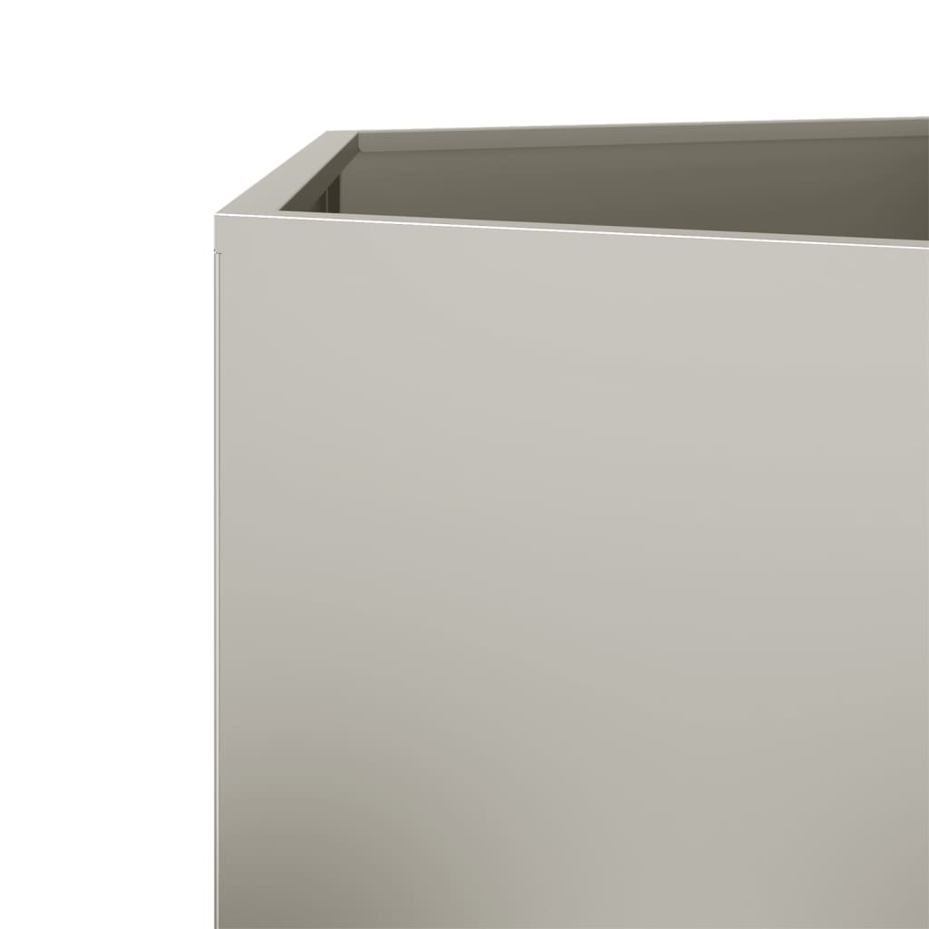 vidaXL Ζαρντινιέρα Κήπου Εξάγωνη 138x120x45 εκ. Χάλυβας καιρού