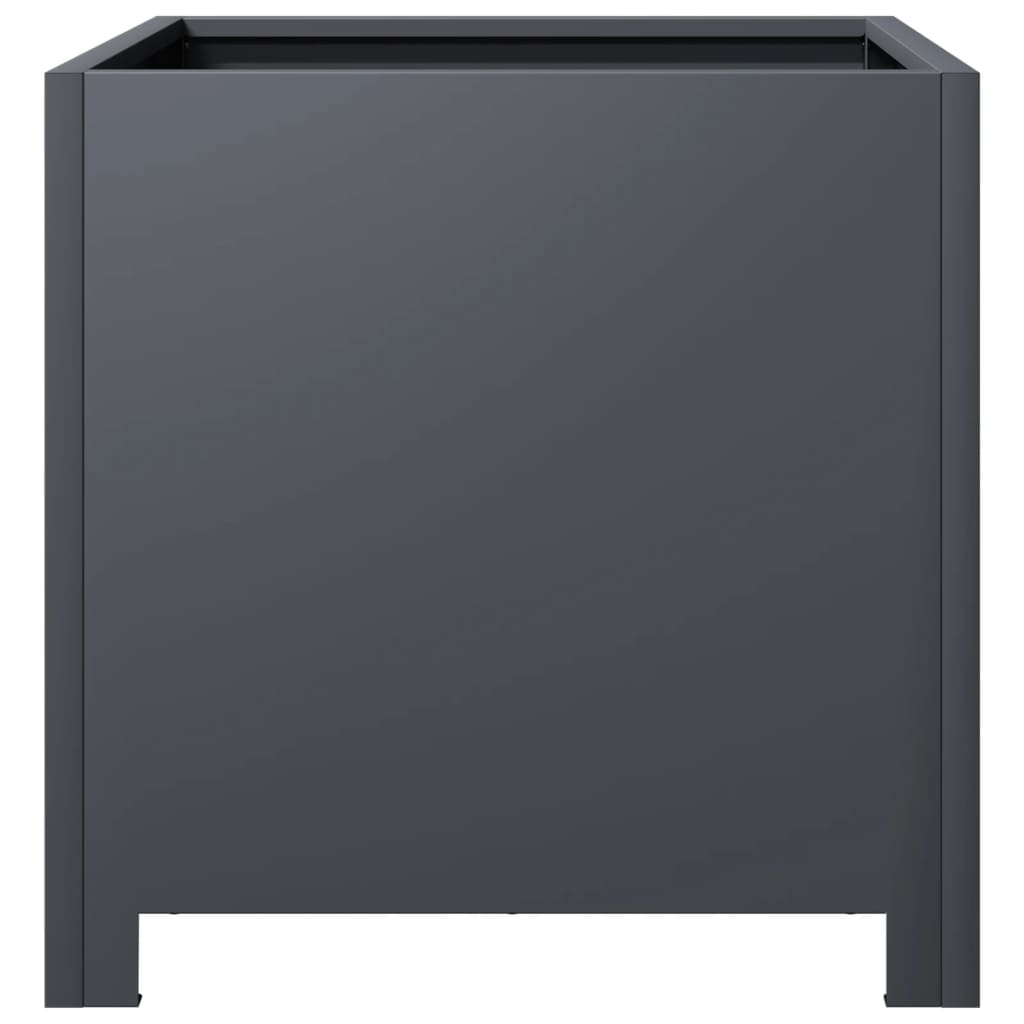 vidaXL Ζαρντινιέρα Κήπου Ανθρακί 40x40x40 εκ. από Ατσάλι