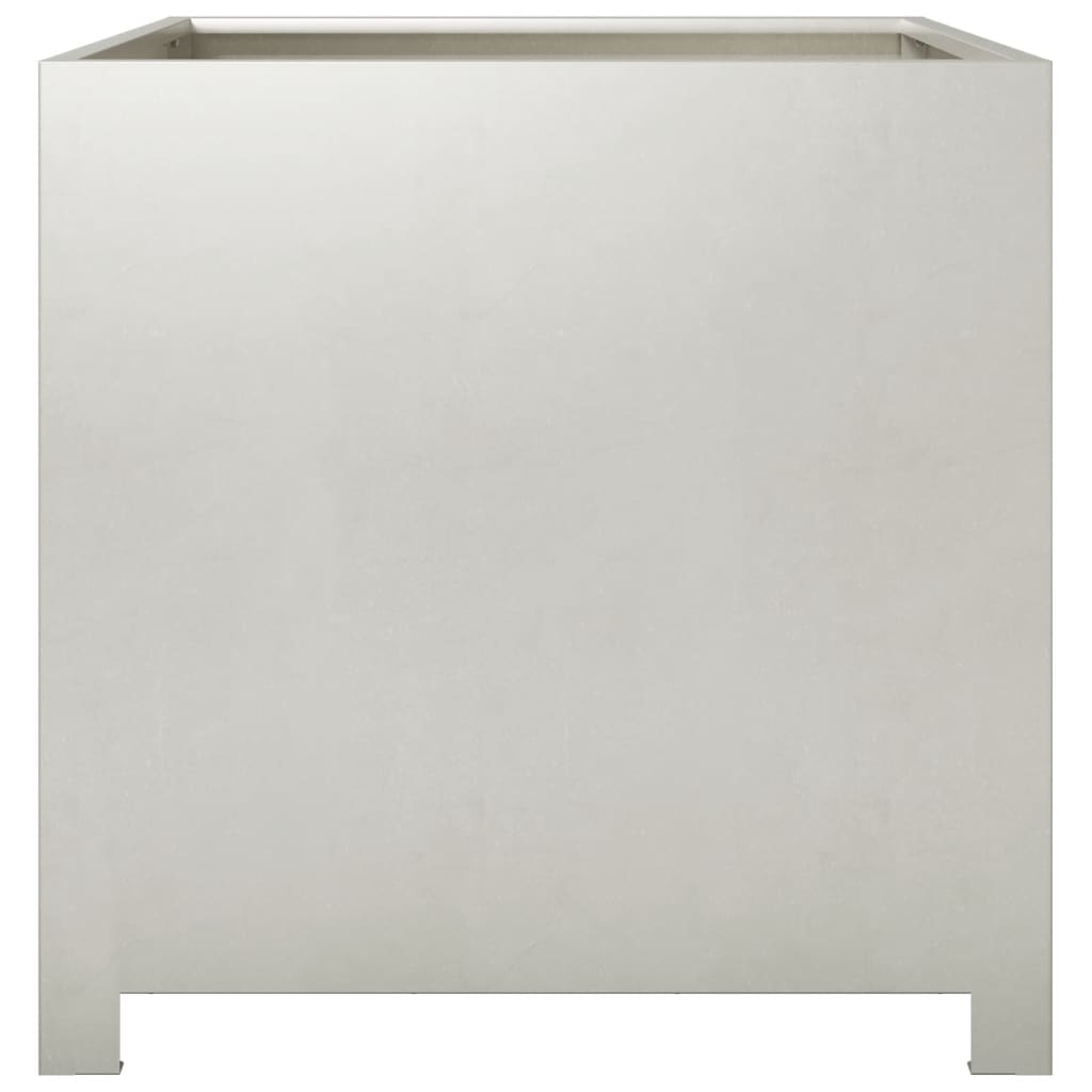 vidaXL Ζαρντινιέρα Κήπου 50x50x50 εκ. από Ανοξείδωτο Ατσάλι