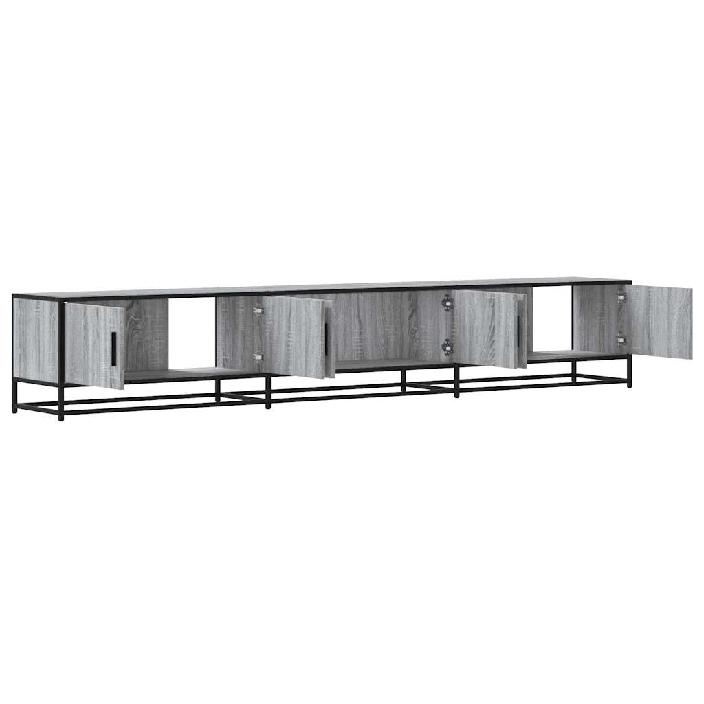 vidaXL Έπιπλο Τηλεόρασης Γκρι Sonoma 240x35x41 εκ. από Επεξεργ. Ξύλο