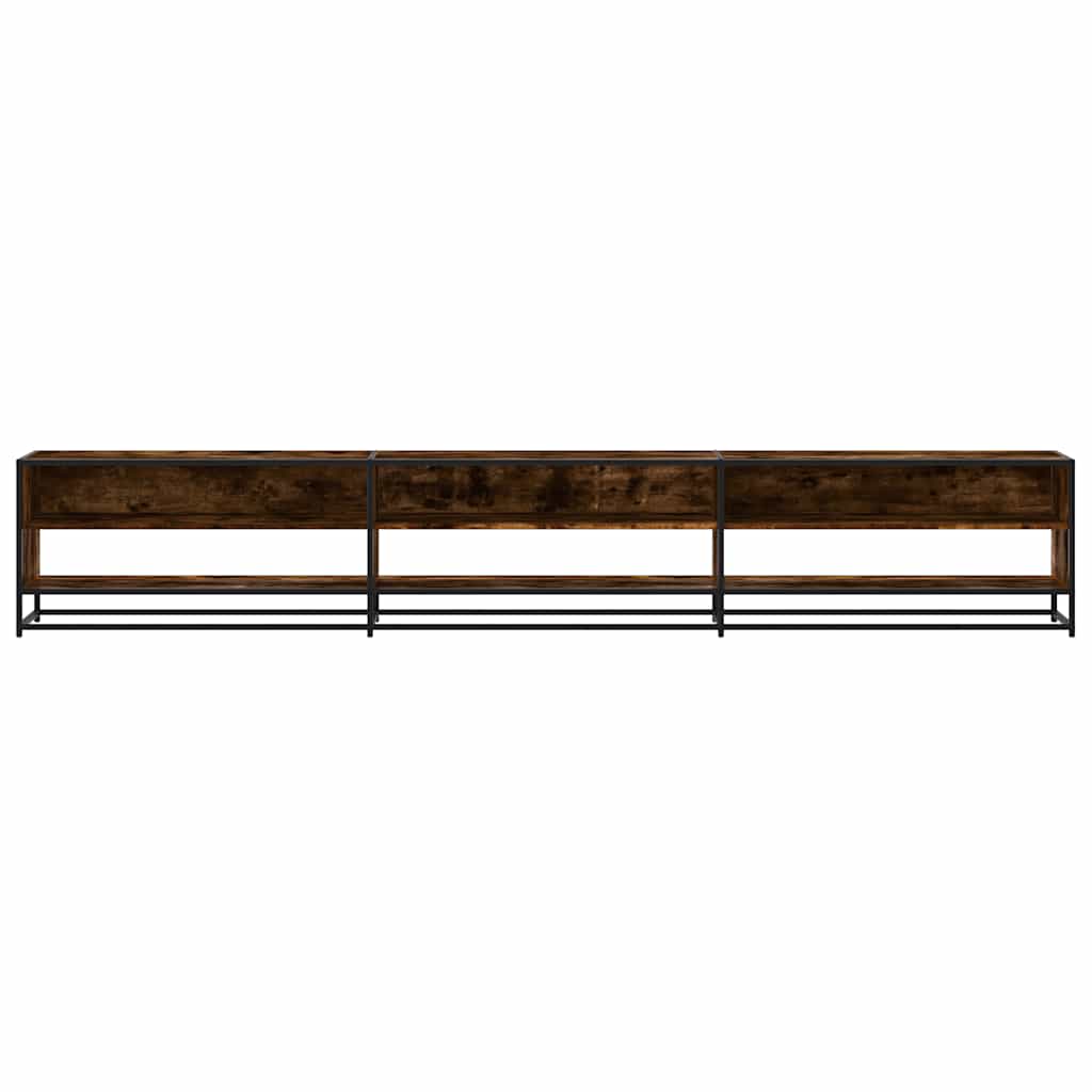 ντουλάπι τηλεόρασης vidaXL Καπνιστή δρυς Κατασκευασμένο ξύλο