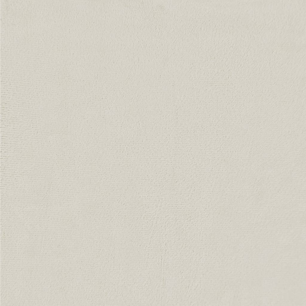 vidaXL Καρέκλα χαλάρωσης με σκαμπό Cream Velvet