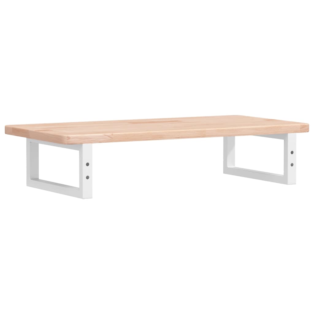 vidaXL Ράφι Νιπτήρα Τοίχου από Ατσάλι / Μασίφ Ξύλο Δρυός