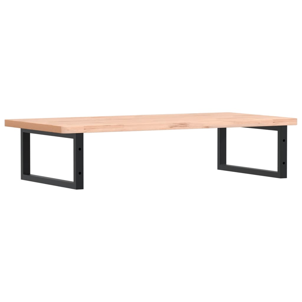 vidaXL Ράφι Νιπτήρα Τοίχου από Ατσάλι / Μασίφ Ξύλο Οξιάς