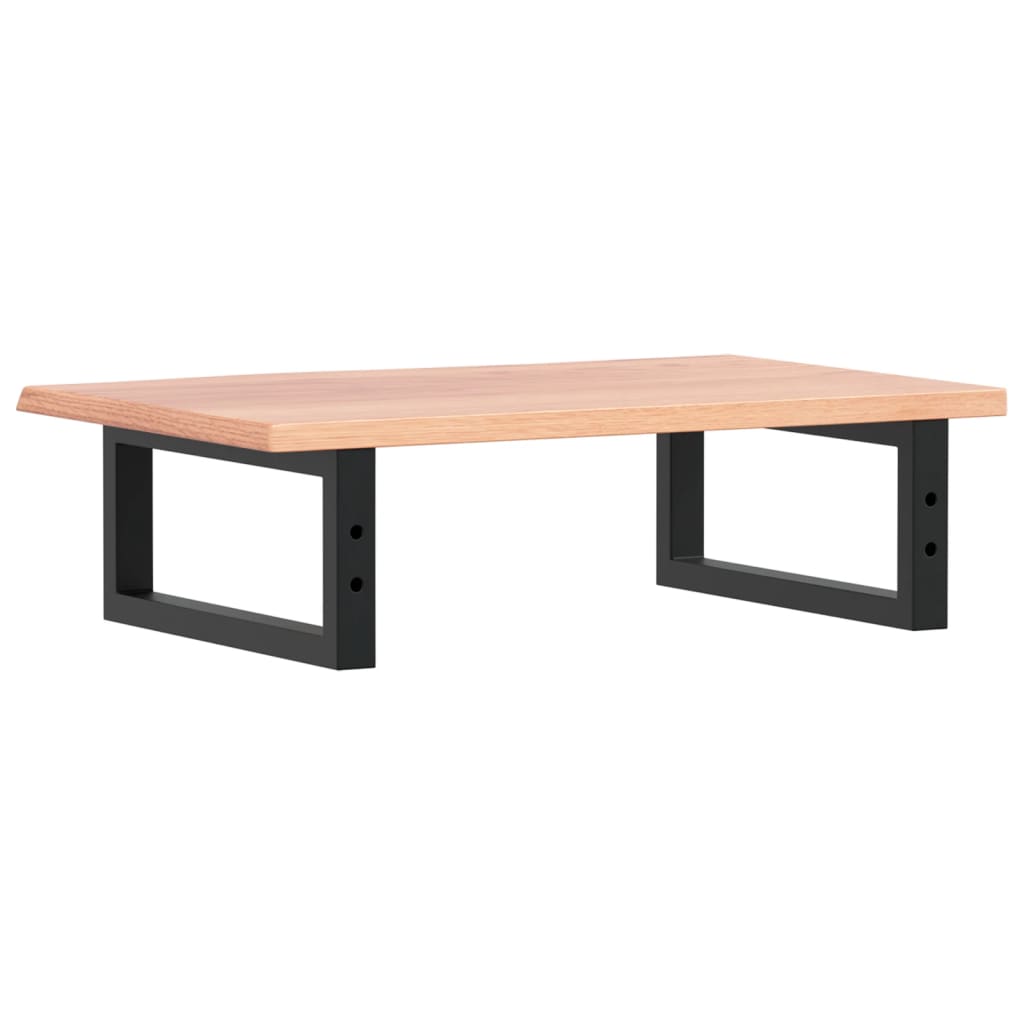 vidaXL Ράφι Νιπτήρα Τοίχου από Ατσάλι / Μασίφ Ξύλο Δρυός