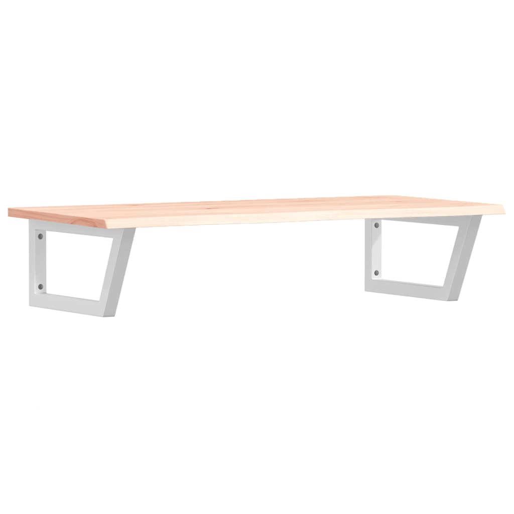 vidaXL Ράφι Νιπτήρα Τοίχου από Ατσάλι / Μασίφ Ξύλο Δρυός