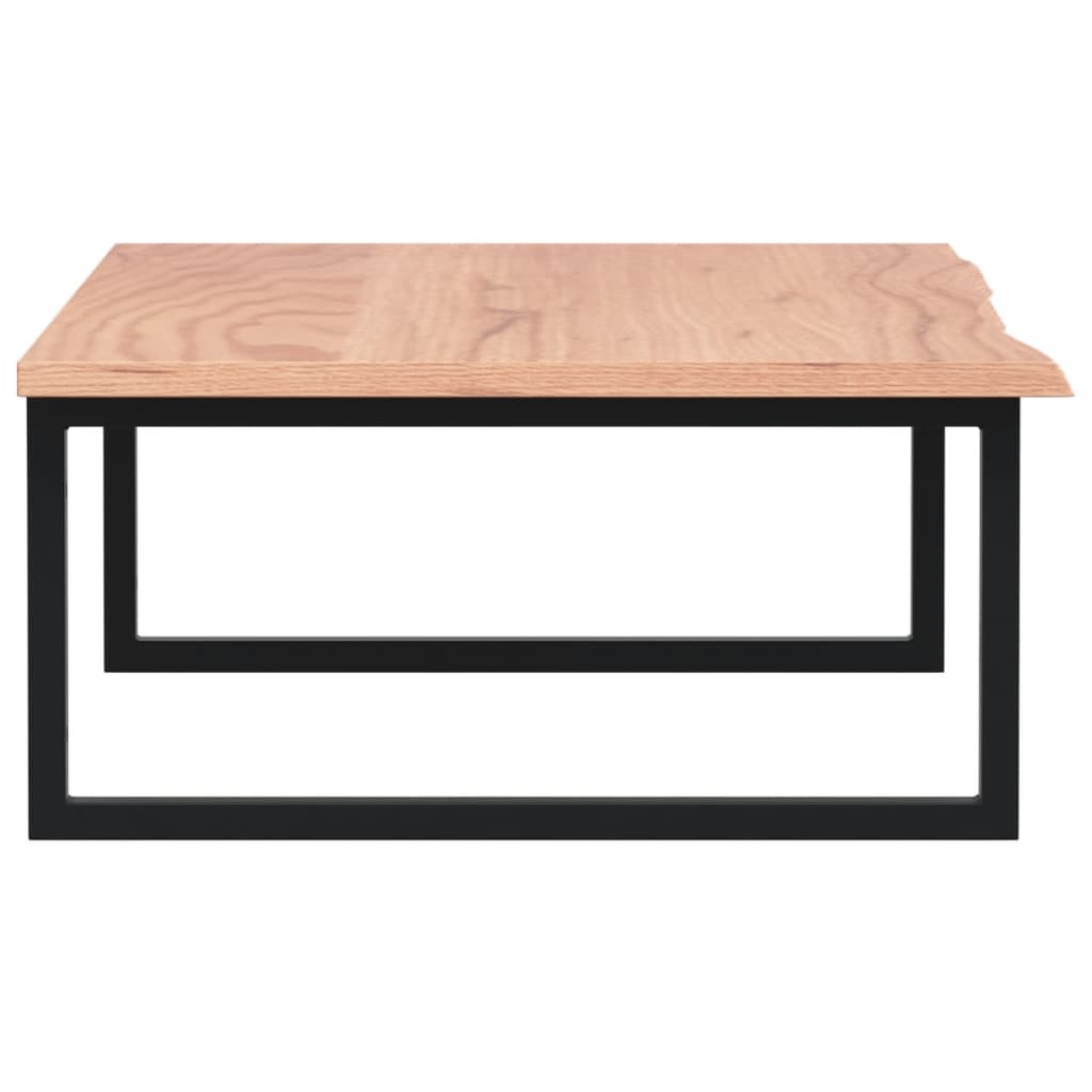 vidaXL Ράφι Νιπτήρα Τοίχου από Ατσάλι / Μασίφ Ξύλο Δρυός