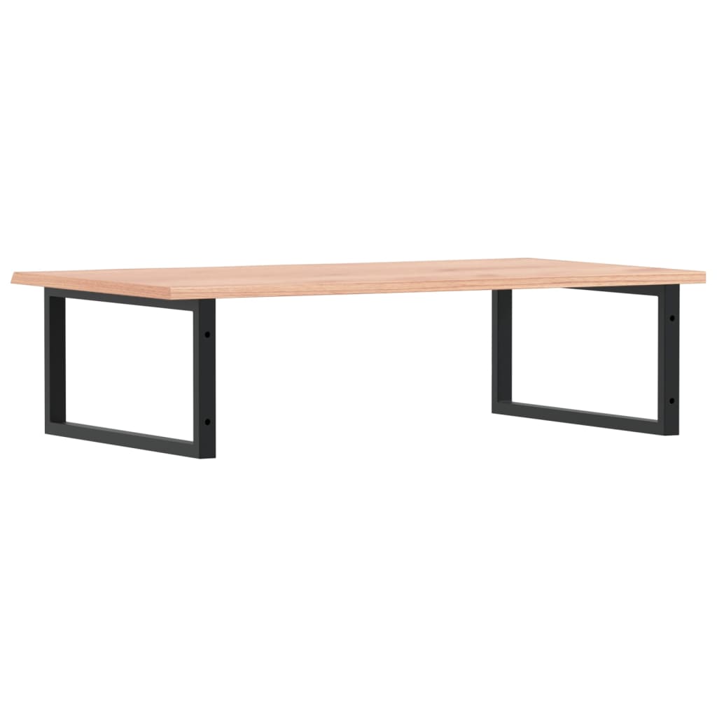 vidaXL Ράφι Νιπτήρα Τοίχου από Ατσάλι / Μασίφ Ξύλο Δρυός