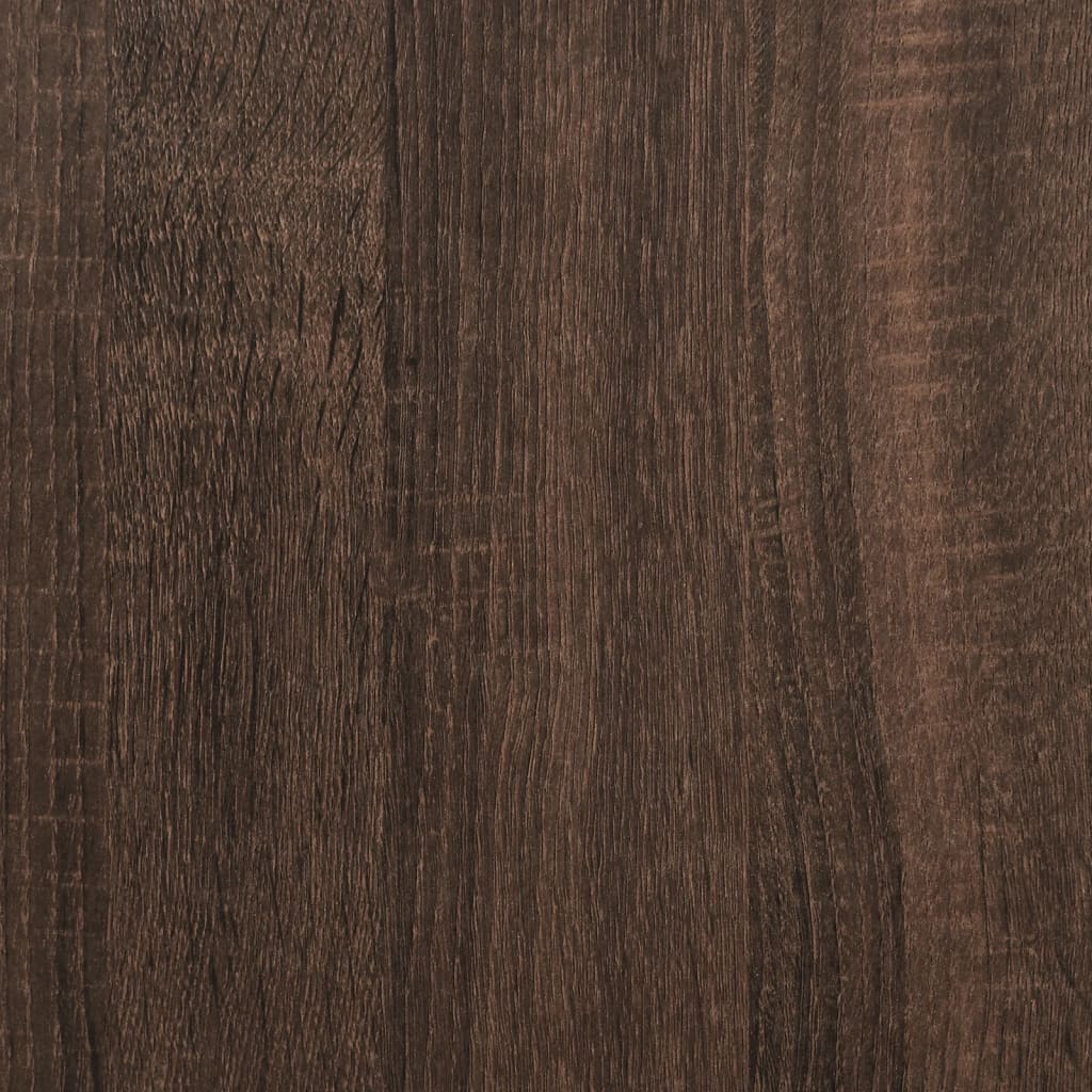vidaXL Βιβλιοθήκη Γωνιακή 5 Επ. Καφέ Δρυς 50x50x179 εκ Επεξ. Ξύλο