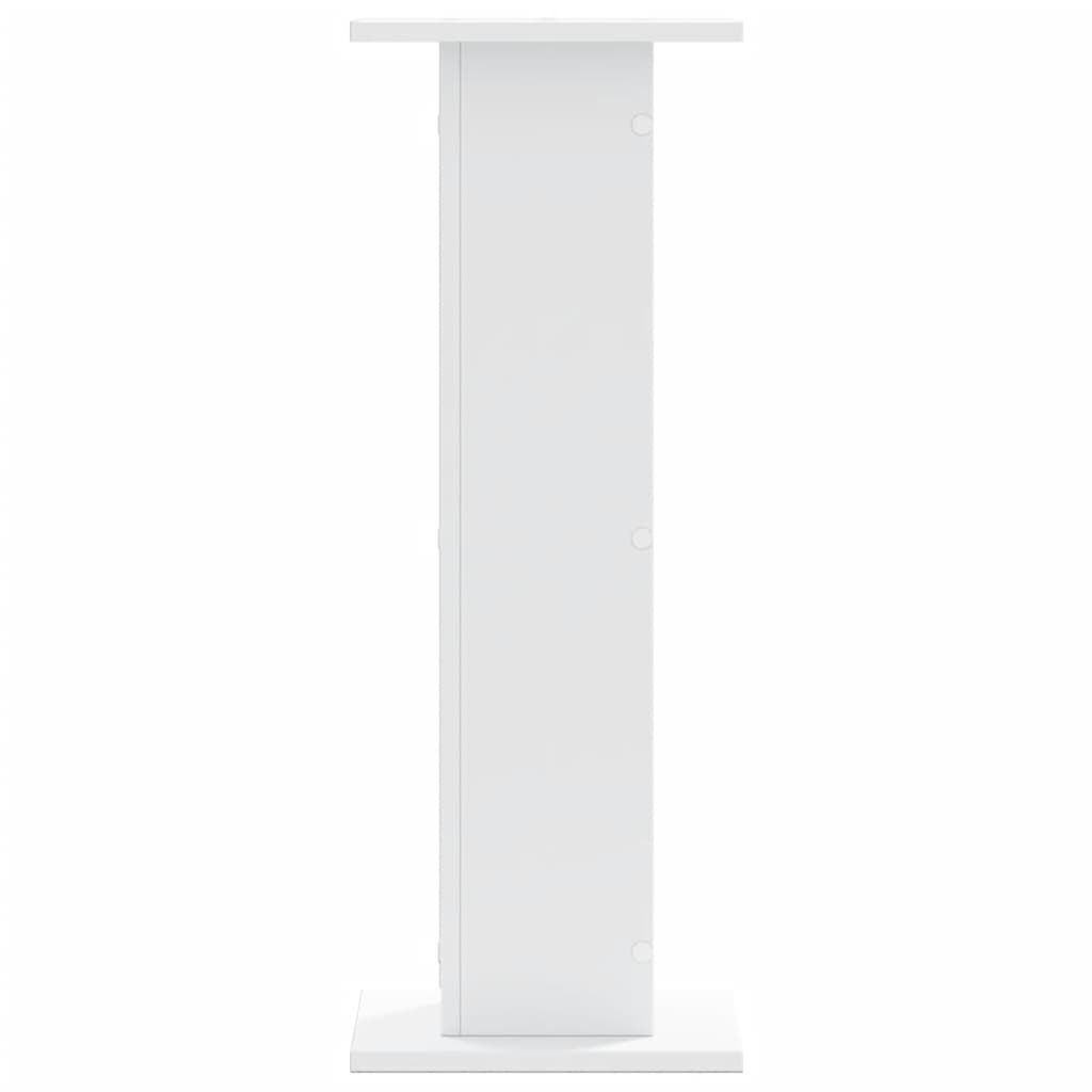 vidaXL Βάσεις Ηχείων 2 Τεμ. Λευκή 30x30x80 εκ. Επεξ. Ξύλο