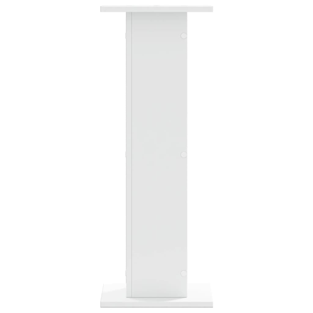 vidaXL Βάσεις Ηχείων 2 Τεμ. Λευκή 30x30x80 εκ. Επεξ. Ξύλο