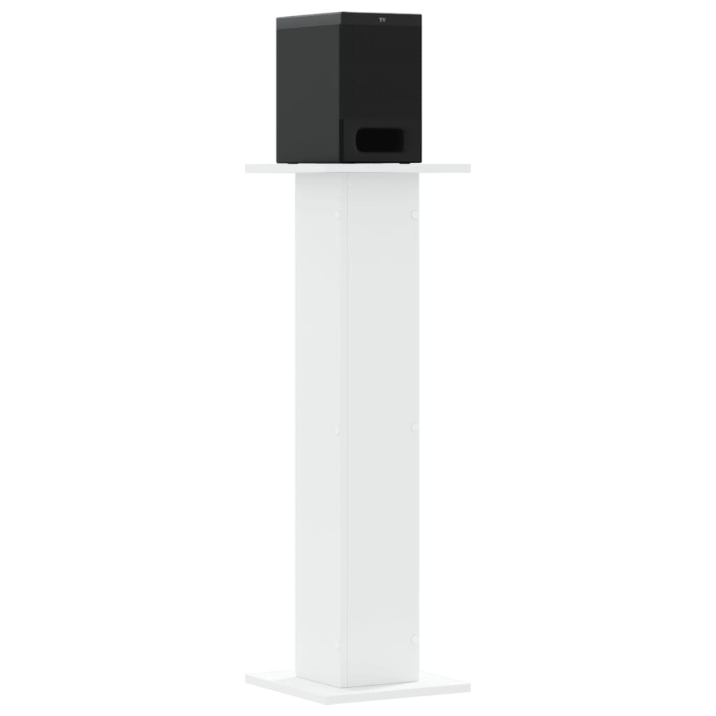 vidaXL Βάσεις Ηχείων 2 Τεμ. Λευκή 30x30x95 εκ. Επεξ. Ξύλο