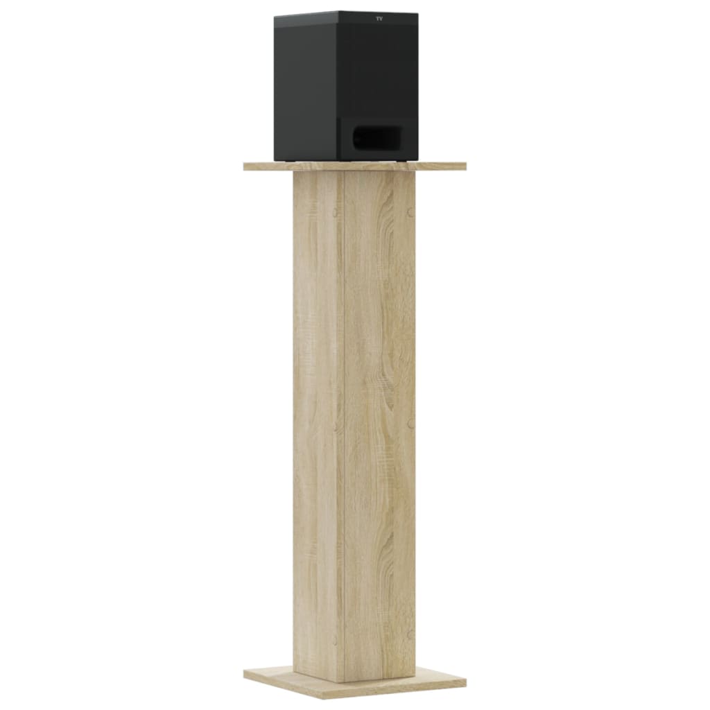 vidaXL Βάσεις Ηχείων 2 Τεμ. Sonoma Δρυς 30x30x95εκ. Επεξεργασμένο Ξύλο