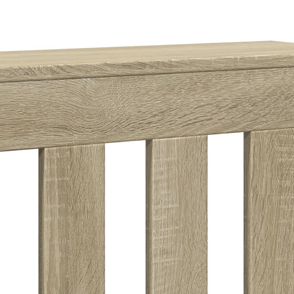 vidaXL Κάλυμμα Καλοριφέρ Sonoma Δρυς 104x20x82 εκ. Επεξεργασμένο Ξύλο