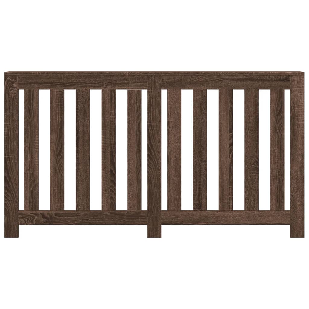 vidaXL Κάλυμμα Καλοριφέρ Καφέ Δρυς 149x20x82 εκ. Επεξεργασμένο Ξύλο