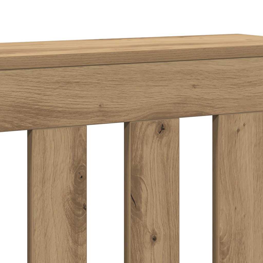vidaXL Κάλυμμα Καλοριφέρ Αρτισιανή Δρυς 149x20x82εκ Επεξεργασμένο Ξύλο