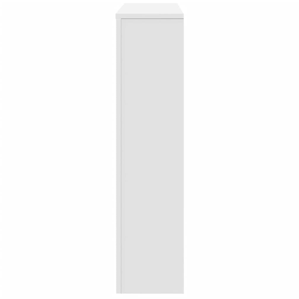 vidaXL Κάλυμμα Καλοριφέρ Λευκό 175x20x82 εκ. από Επεξεργασμένο Ξύλο
