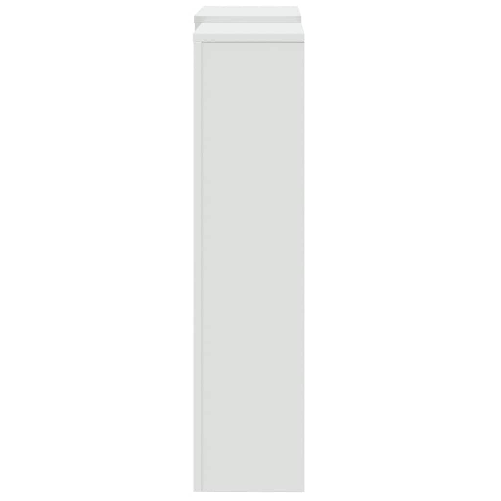 vidaXL Κάλυμμα Καλοριφέρ Λευκό 205x21,5x83,5εκ. από Επεξεργασμένο Ξύλο
