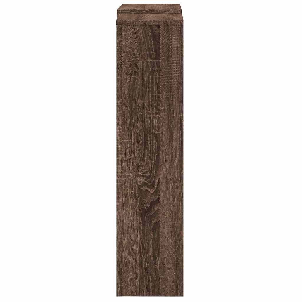 vidaXL Κάλυμμα Καλοριφέρ Καφέ Δρυς 205x21,5x83,5εκ. Επεξεργασμένο Ξύλο