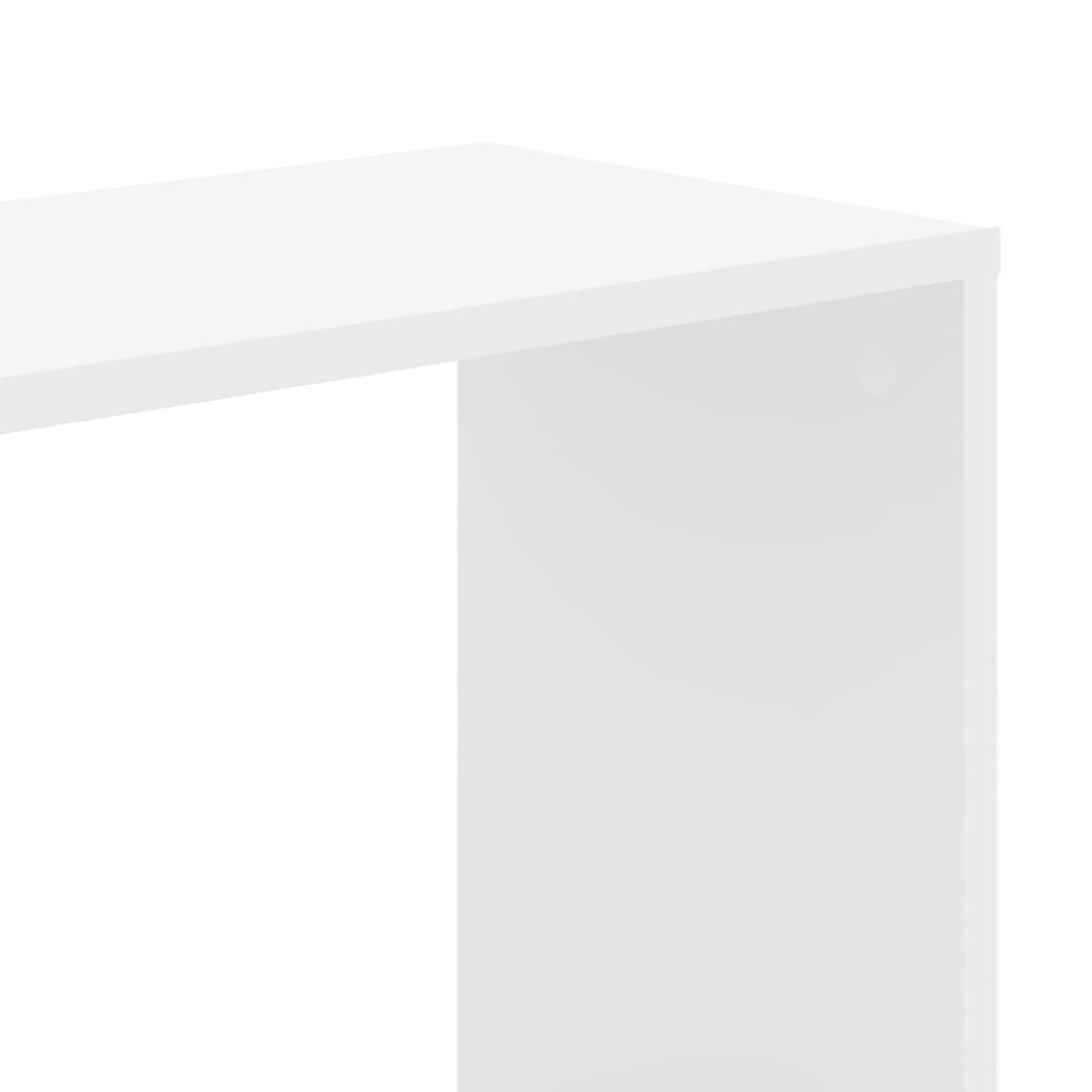 vidaXL Βιβλιοθήκη 5 Επιπέδων Λευκή 80,5x23,5x162,5 εκ. Επεξεργ. Ξύλο