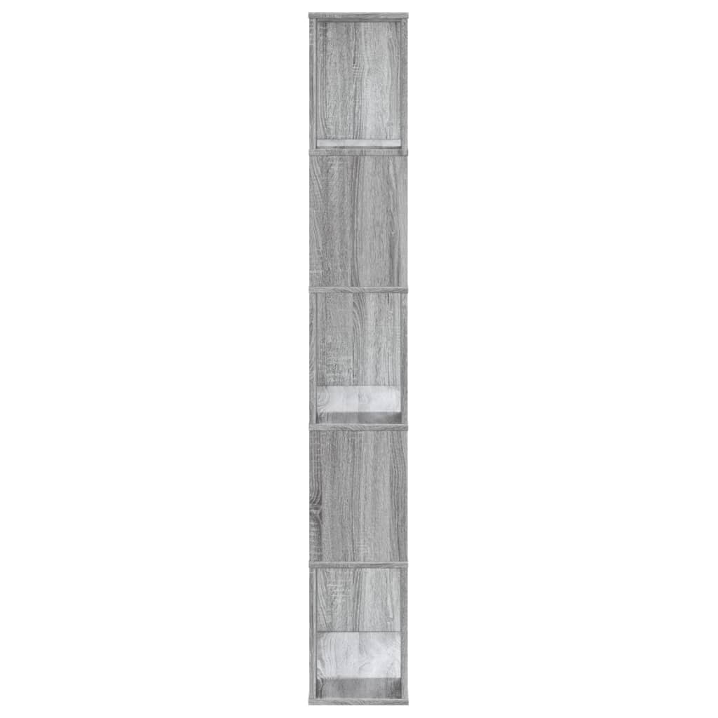 vidaXL Βιβλιοθήκη 5Επιπέδων Sonoma Δρυς 80,5x23,5x162,5 εκ. Επεξ. Ξύλο