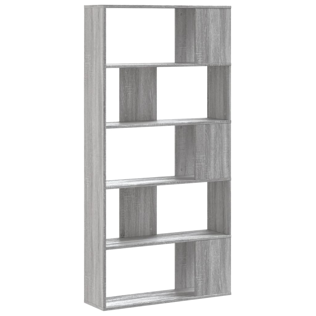 vidaXL Βιβλιοθήκη 5Επιπέδων Sonoma Δρυς 80,5x23,5x162,5 εκ. Επεξ. Ξύλο