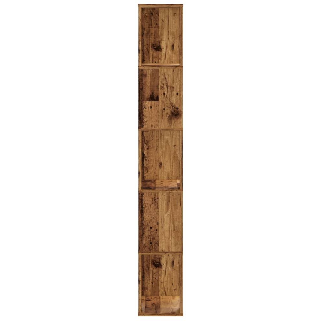 vidaXL Βιβλιοθήκη 5 Επιπέδων 45x23,5x162,5 εκ. Επεξεργ. Ξύλο