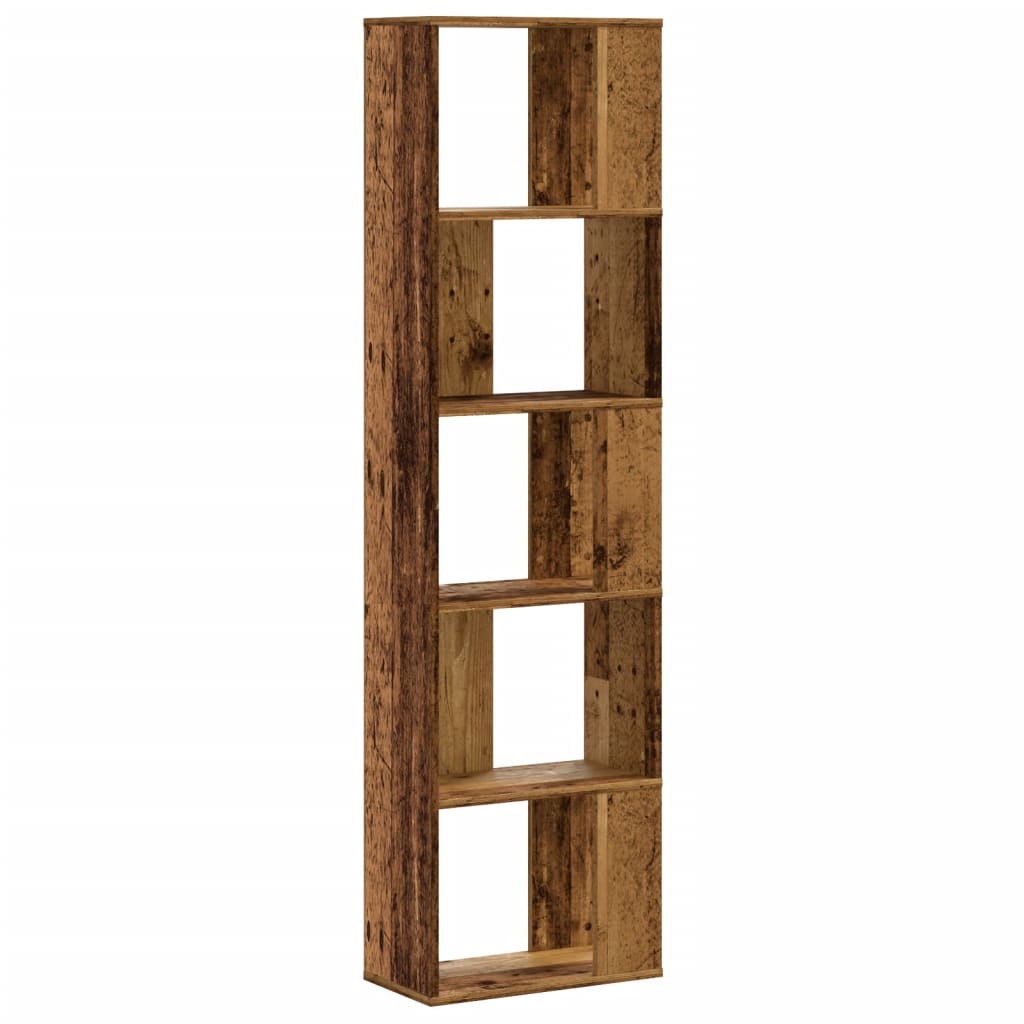 vidaXL Βιβλιοθήκη 5 Επιπέδων 45x23,5x162,5 εκ. Επεξεργ. Ξύλο