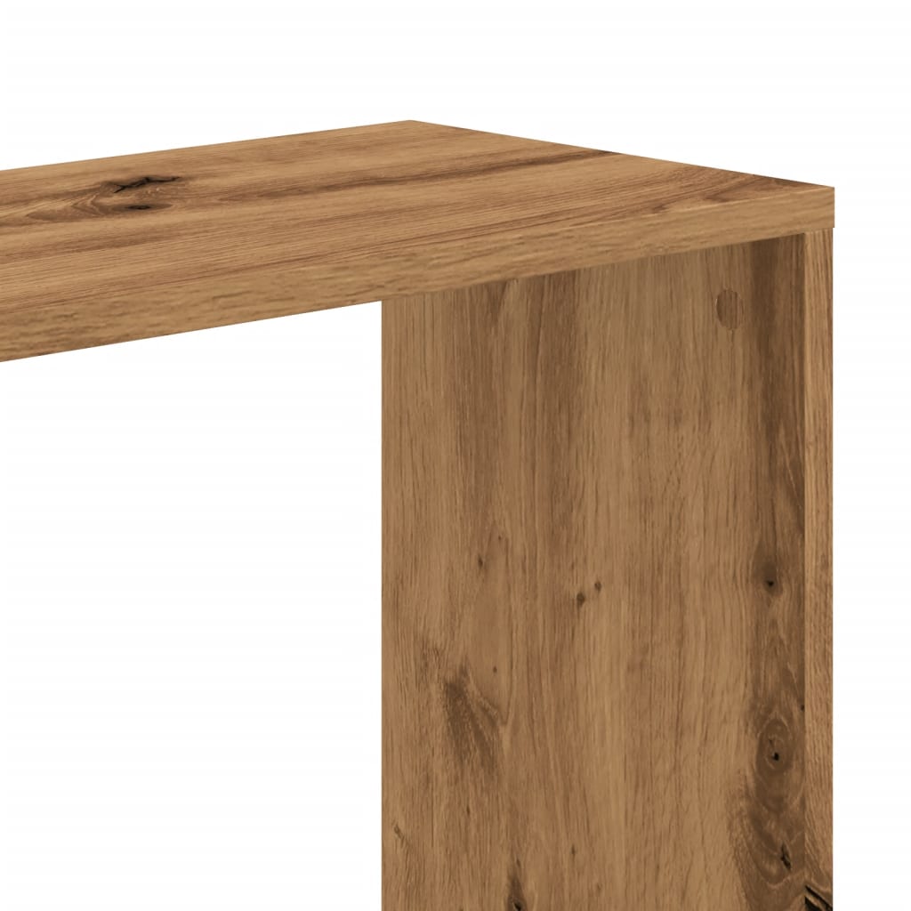 vidaXL Βιβλιοθήκη 5 Επιπέδων Δρυς 45x23,5x162,5 εκ. Επεξεργ. Ξύλο