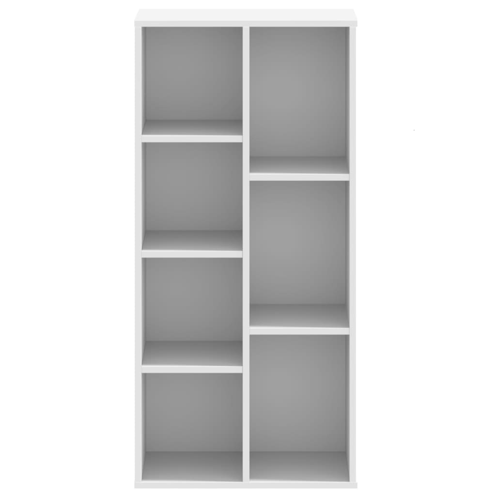 vidaXL Βιβλιοθήκη Λευκή 50x25x105 εκ. από Επεξεργασμένο Ξύλο
