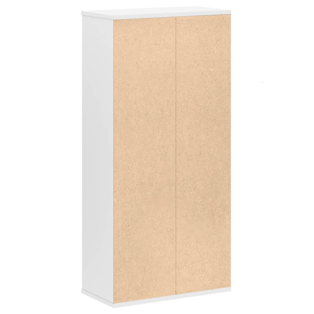 vidaXL Βιβλιοθήκη Λευκή 50x25x105 εκ. από Επεξεργασμένο Ξύλο