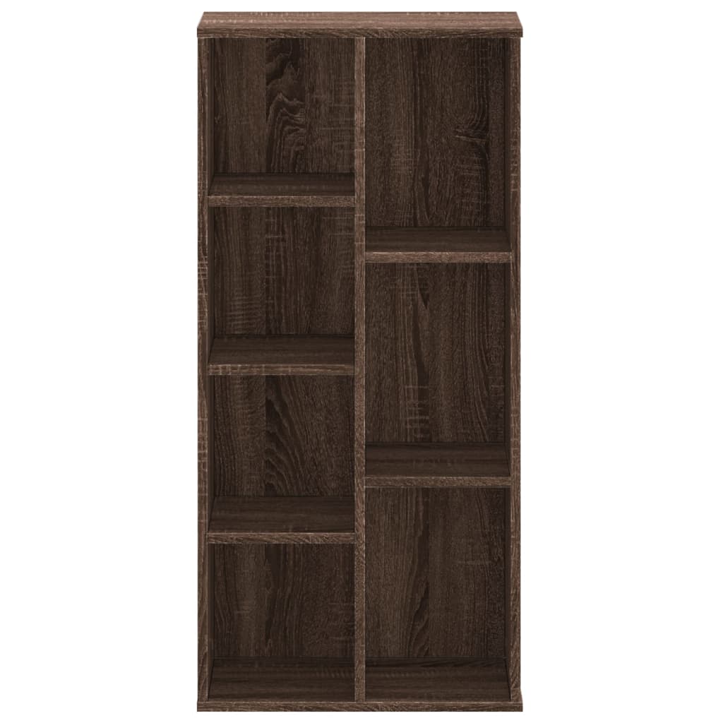 vidaXL Βιβλιοθήκη Καφέ Δρυς 50x25x105 εκ. από Επεξεργασμένο Ξύλο
