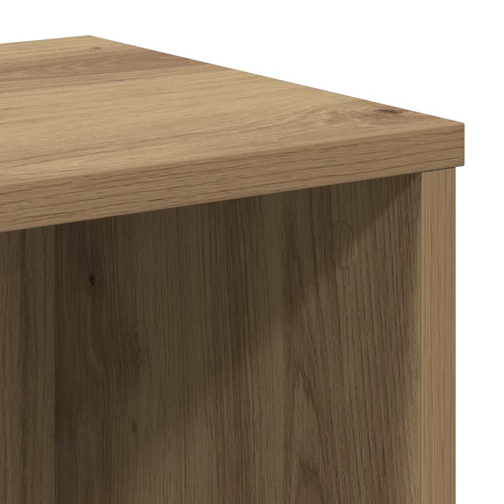 vidaXL Βιβλιοθήκη Αρτισιανή Δρυς 50x25x105 εκ. από Επεξεργασμένο Ξύλο