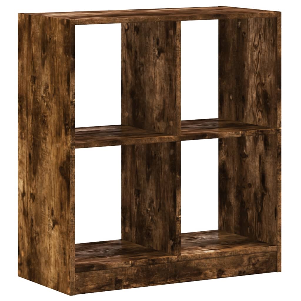 vidaXL Βιβλιοθήκη Καπνιστή Δρυς 68,5x32x75 κ. από Επεξεργ. Ξύλο