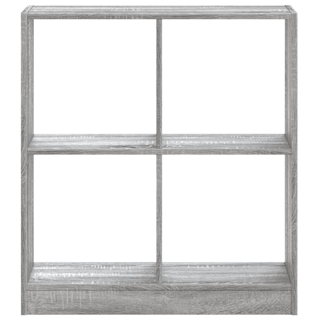 vidaXL Βιβλιοθήκη Γκρι Sonoma 68,5x32x75 κ. από Επεξεργ. Ξύλο