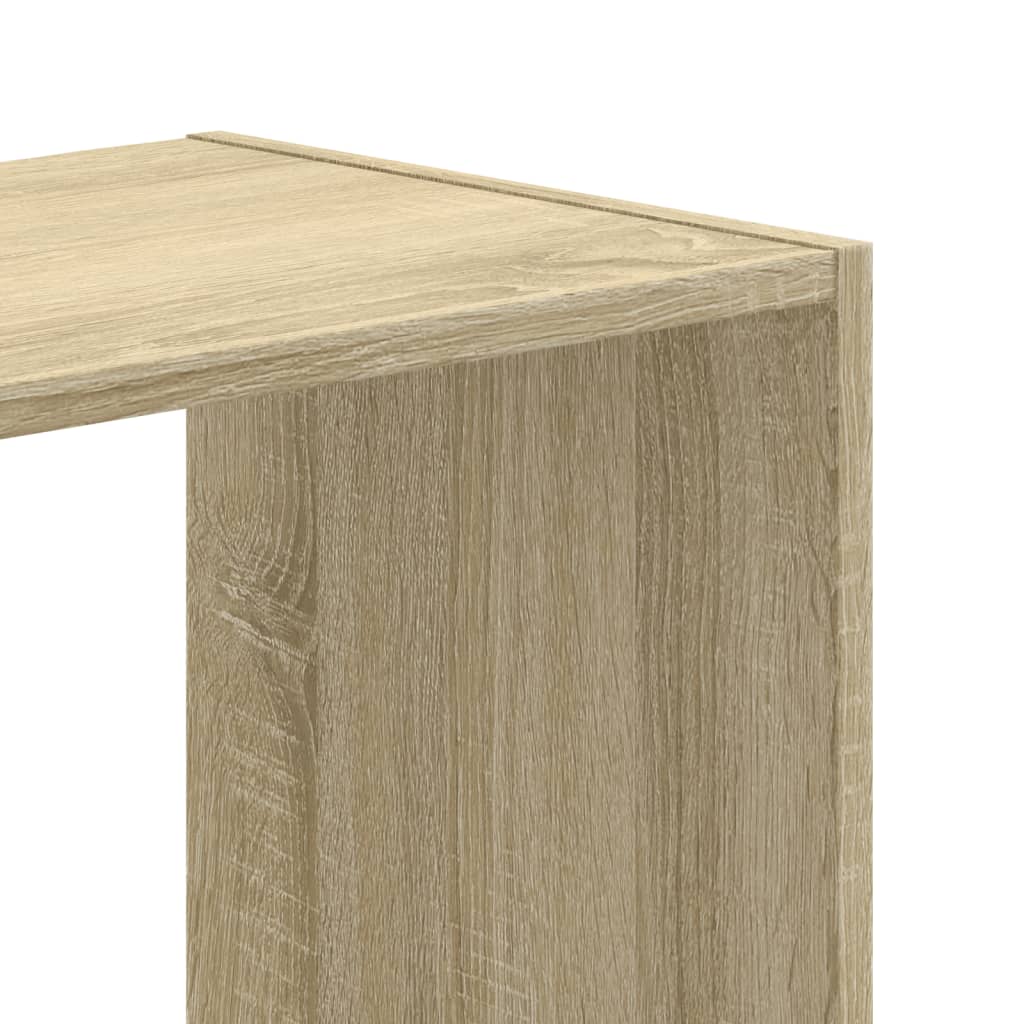 vidaXL Βιβλιοθήκη Sonoma Δρυς 102x32x102 εκ. από Επεξεργασμένο Ξύλο